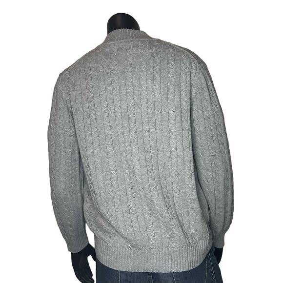 IZOD- Men’s Gray XL Gray Sweater - Picture 2 of 4